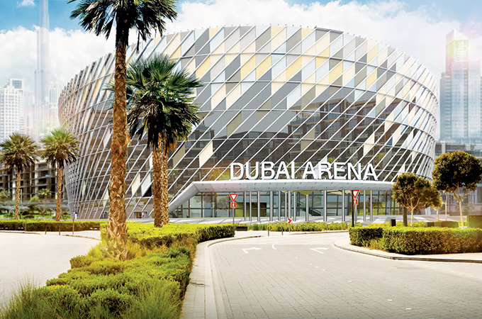  Dubai Arena shaping up